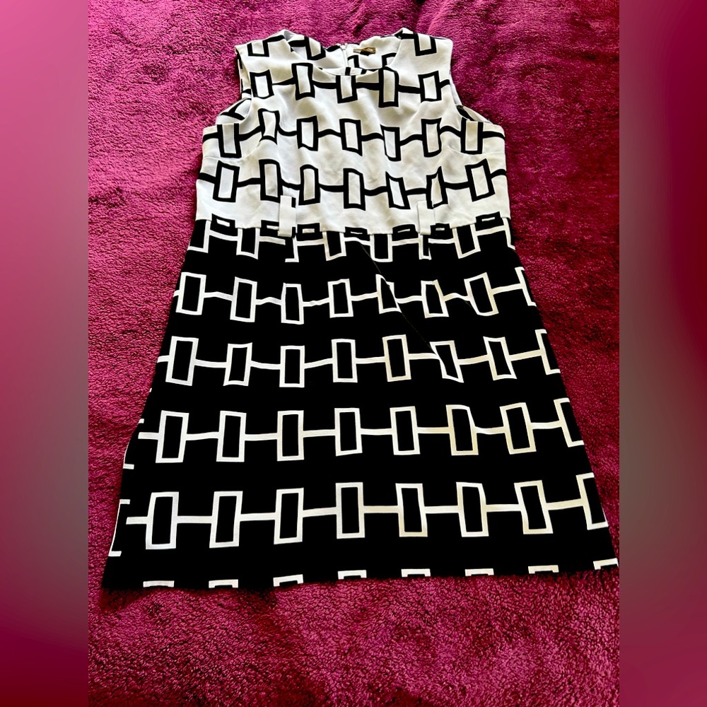 Black and white dress